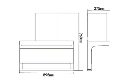 頂側前三吸式吸油煙機